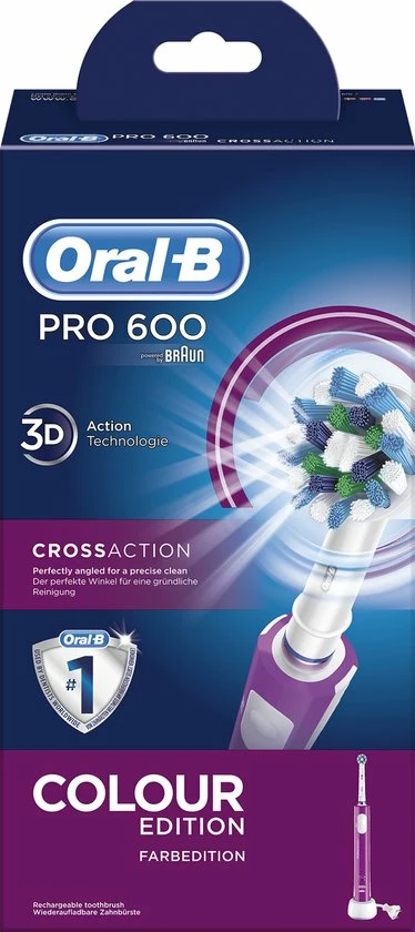 Top 10 ❤️ Oral B Oral-B Pro 600 Purple - Elektrische Tandenborstel ⌛ 6 Top 10 ❤️ Oral B Oral-B Pro 600 Purple - Elektrische Tandenborstel ⌛ - Afbeelding 4