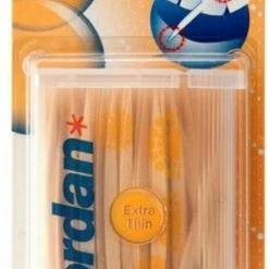 Goedkoop ⌛ 12x Jordan Tandenstokers Double Ended Extra Thin 140 Stuks ????