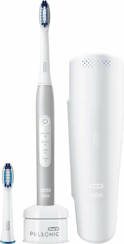 Goedkoopste ???? Oral B Oral-B Pulsonic Slim Luxe 4200 - Travel Edition Platinum - Elektrische Tandenborstel ???? 3 Goedkoopste ???? Oral B Oral-B Pulsonic Slim Luxe 4200 - Travel Edition Platinum - Elektrische Tandenborstel ????