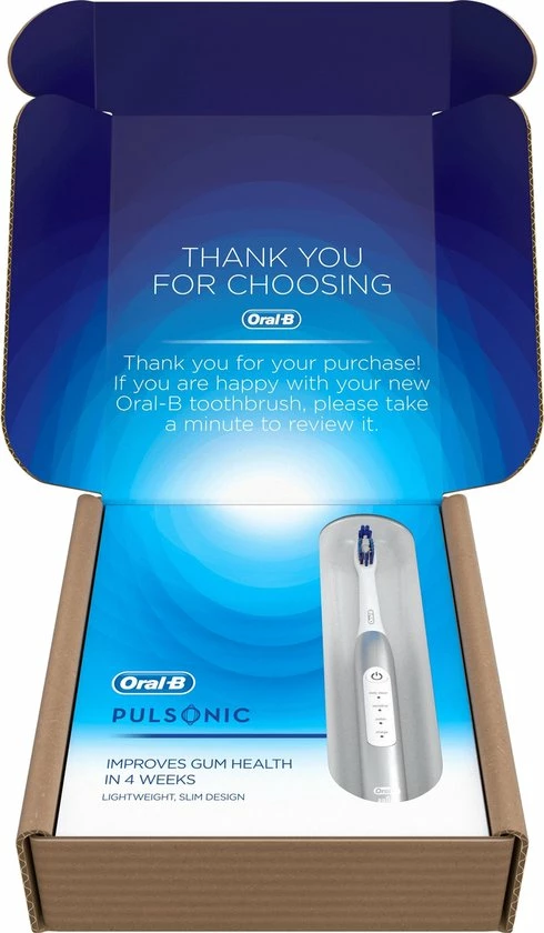 Goedkoopste ???? Oral B Oral-B Pulsonic Slim Luxe 4200 - Travel Edition Platinum - Elektrische Tandenborstel ???? 10 Goedkoopste ???? Oral B Oral-B Pulsonic Slim Luxe 4200 - Travel Edition Platinum - Elektrische Tandenborstel ???? - Afbeelding 8