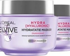 Korting ???? L’Oréal Paris L'Oreal Elvive Hyaluron Plump Hydratatie Masker - 6 Stuks Voordeelverpakking ????