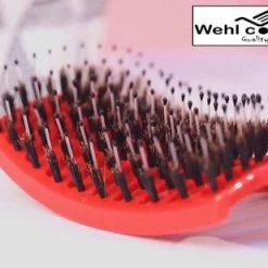 Alternative view of Flash-uitverkoop ???? Merkloos Anti Klit Haar Borstel | Ontwarrende Nylon Borstel | Professionele Haar Borstel | Haardroger | Verzorging | Borstel | Brush | Geschikt Voor Alle Haartypes | Massage Borstel | Kappers Borstel | Haargroei | Hoge Kwaliteit | Rood ❤️