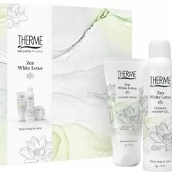 Top 10 ???? Therme Zen White Lotus Foaming Shower Gel + Shower Scrub + Body Butter Geschenkset ????
