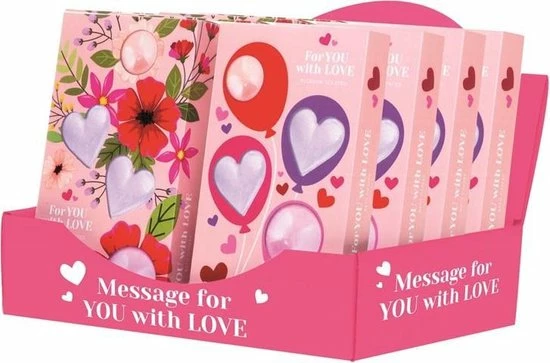 Korting ???? Source Balance Badbruisballen - Bath Fizzers - For You With Love - Postcard ???? 3 Korting ???? Source Balance Badbruisballen - Bath Fizzers - For You With Love - Postcard ????