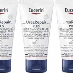 Gloednieuw ???? Eucerin Urea Repair Plus Handcrème 5% Urea 3x75ml ????