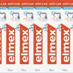 Beste deal ???? Elmex - Tandpasta - Anti-Cariës Whitening Met Aminfluoride - 6 X 75 ML - Voordeelverpakking ✨