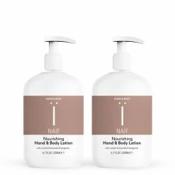 Uitgang ???? Naïf Verzorgende Handlotion - Plasticvrij - Handverzorging - 2 X 340ml - Met Natuurlijke Ingrediënten ⭐