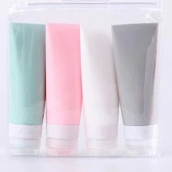 Alternative view of Aanbiedingen ✨ BOTC Reisflesjes - 80ml - Siliconen Reisflacons - 4 Stuks - Reisaccessoires ????