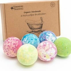 Flash-uitverkoop ???? Timmers Trading Bruisballen Voor Bad – XXXL Maat 175 Gram – 6 Unieke Geuren En Kleuren – 100% Natuurlijk ????