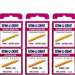Beste Pirce ???? Stimudent Dun - Tandenstokers - 3 X 160 Stuks - Voordeelverpakking ⭐