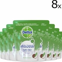 Begroting ❤️ Dettol - Magic Foam - Navulling Aloë Vera - 8 X 200 Ml ????