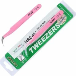 Beste Pirce ✔️ Professionele Precisie Pincet Vetus CS-15 | Professional Precision Tweezer | Volume Tweezer | RVS Pincet | Wimper Pincet | Makeup Tool | Techniek Pincet | Electro Gereedschap ????