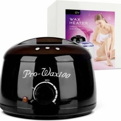 Aanbiedingen ???? QY Waxen Of Harsen Met De Wax Verwarmer - Zijdezachte Huid – Benen En Armen – Pro-Wax 100 – Zwart ????