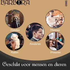 Alternative view of Aanbiedingen ???? Barbira® 10 Delige Professionele Kappersschaar Set - Kappersmantel - Kappersset - Uitdunschaar - Effileerschaar - Kapmantel - Rechtshandig ????