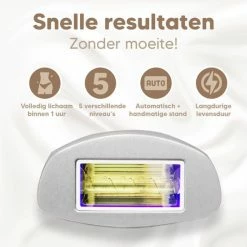 Alternative view of Groothandel ???? Humanic® Laser Ontharingsapparaat - Stijlvol & Pijnloos Ontharing - IPL Lichtontharing - 5 Standen ????