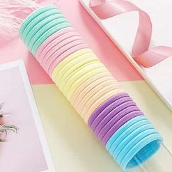 Gloednieuw ???? Isa's Haarelastiekjes - 20 Stuks - Pastelkleuren Mix - Haaraccessoires - Meisje - Baby - Elastiekjes - GRATIS Verzending ????