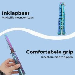 Alternative view of Flash-uitverkoop ???? Woofer Woohfer Vlindermes Trainer - Balisong - Vlinderkam - Balisong Trainer - Vlinder Trainer ????