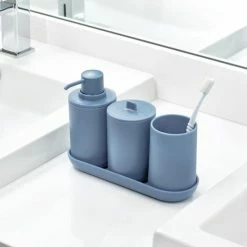Alternative view of Flash-uitverkoop ⭐ IDesign Badkamer Organizer 4-delig Zwart - Zwart ????