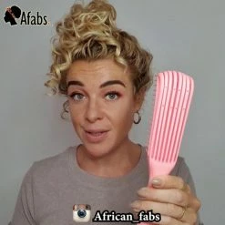 Alternative view of Groothandel ???? Afabs® Anti-klit Haarborstel | Detangler Brush | Detangling Brush | Kam Voor Krullen | Kroes Haar Borstel | Zwart ????