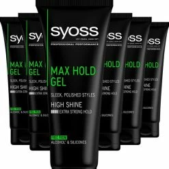 Beste Verkoop ???? SYOSS Max Hold Gel 6x 250ml - Voordeelverpakking ????