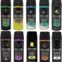 Flash-uitverkoop ???? AXE Deodorant Spray MIX - Voordeelverpakking - Excite/ Black / Africa / Dark Temptation / Collison Leather&Cookies / Gold / You Clean Fresh / Musk / Ice Breaker / Ice Chill ????