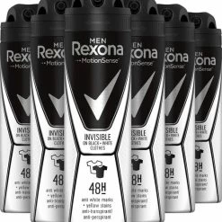 Flash-uitverkoop ???? Rexona Men Invisible Anti-Transpirant Spray - 6 X 150 Ml - Voordeelverpakking ????