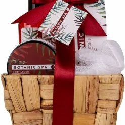 Aanbiedingen ???? Accentra Romantisch Verjaardag Cadeau Vrouw - Cherry Spa - Bamboe Mand - Kado Vrouwen, Moeder, Vriendin, Zus, Oma, Mama ????