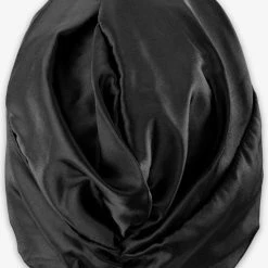 Alternative view of Gloednieuw ???? Navaris Haarmuts Om Te Slapen - Satijnen Haarkap Voor Dames En Meisjes - Haartulbandomslagdoek Om Haar Tijdens Het Slapen Bij Elkaar Te Houden - Zwart ????
