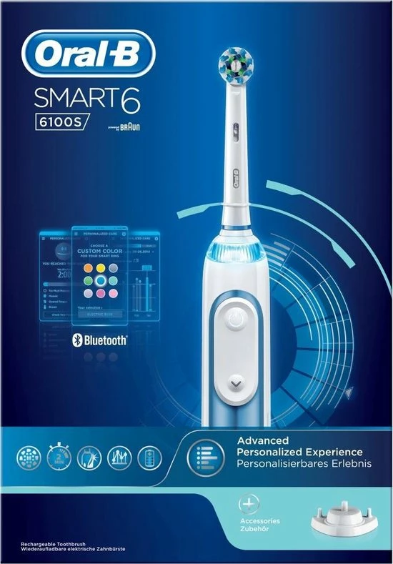 Beste recensies van ✔️ Oral B Oral-B Smart 6 6100S - Elektrische Tandenborstel - Blauw ???? 6 Beste recensies van ✔️ Oral B Oral-B Smart 6 6100S - Elektrische Tandenborstel - Blauw ???? - Afbeelding 4