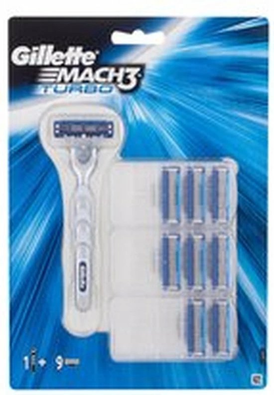 Begroting ???? Gillette Mach3 Turbo Scheerapparaat + 12 Navulmesjes ???? 4 Begroting ???? Gillette Mach3 Turbo Scheerapparaat + 12 Navulmesjes ???? - Afbeelding 2