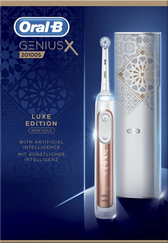 Gloednieuw ???? Oral B Oral-B Genius X 20100S - Luxe Edition Roségoud - Elektrische Tandenborstel ❤️ 22 Gloednieuw ???? Oral B Oral-B Genius X 20100S - Luxe Edition Roségoud - Elektrische Tandenborstel ❤️ - Afbeelding 20