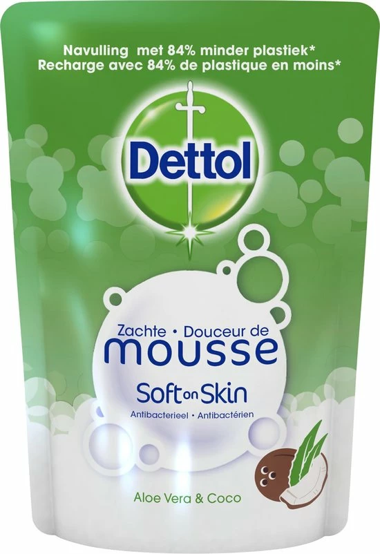 Begroting ❤️ Dettol - Magic Foam - Navulling Aloë Vera - 8 X 200 Ml ???? 4 Begroting ❤️ Dettol - Magic Foam - Navulling Aloë Vera - 8 X 200 Ml ???? - Afbeelding 2